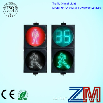 300mm (12") Cobweb Lens LED Flashing Crosswalk Traffic Light Complete with All Accessories Including Bracket to Attach to Traffic Signal Column